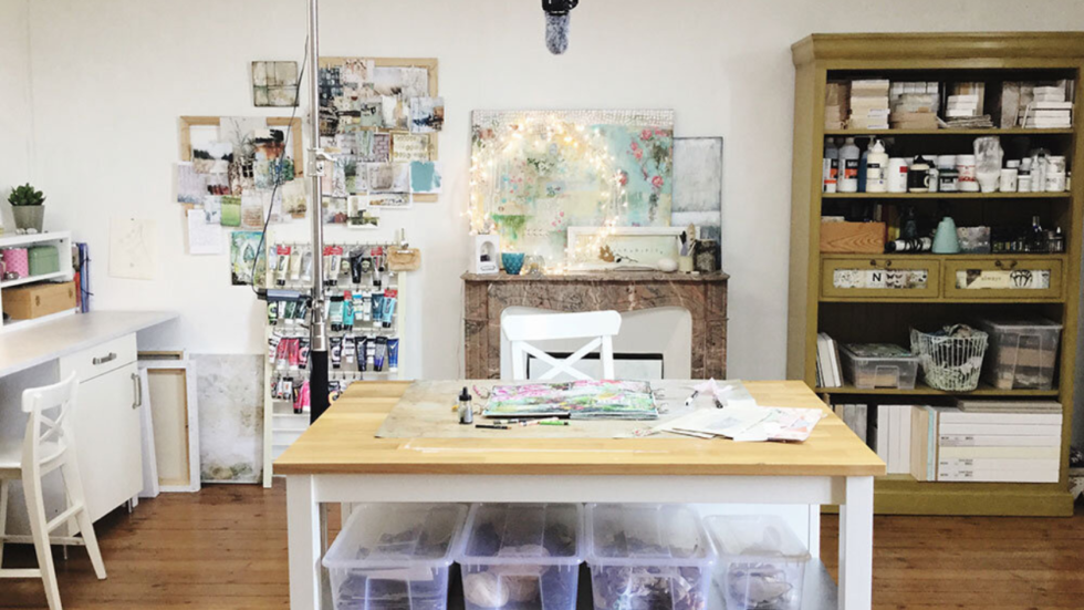 Inspirational And Practical Tips For A DIY Home Art Studio | Catch The